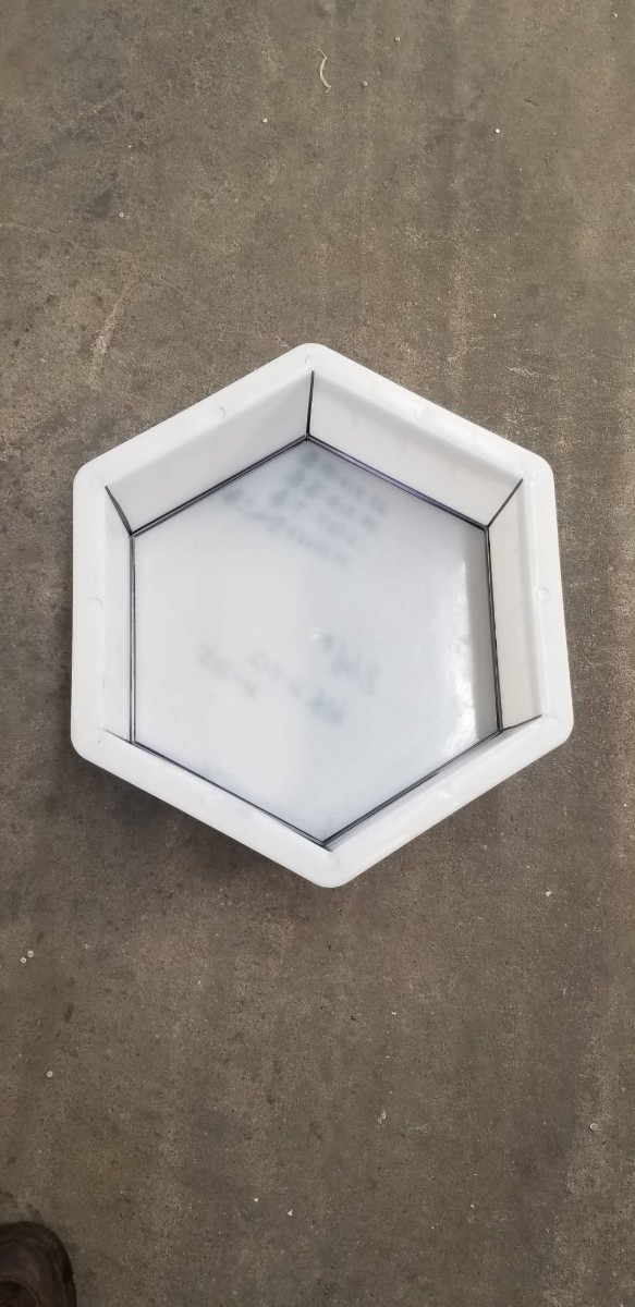 湖南六角护坡塑料模具-实心护坡六角模具